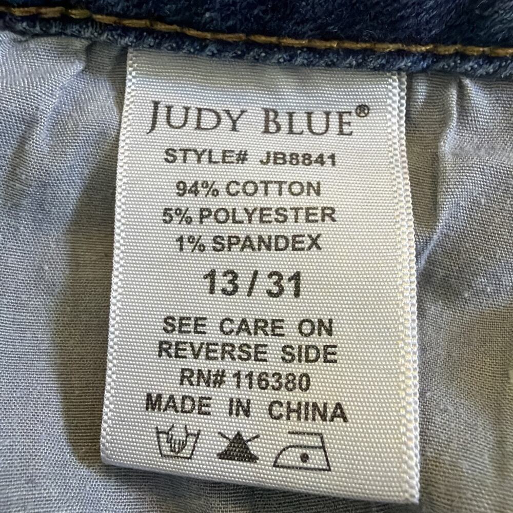 Judy Blue skinny Medium Skinny Jeans Size 13 style JB8841 slimming 24 inseam - Picture 9 of 12